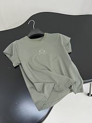 Balenciaga Loop Sports Icon Fitted T-shirt in Grey  - 5