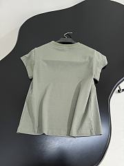 Balenciaga Loop Sports Icon Fitted T-shirt in Grey  - 3