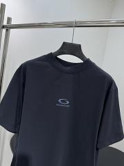 Balenciaga Loop Sports Icon Oversized T-Shirt In Faded Black Dry Jersey - 6