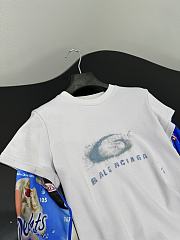 Balenciaga Loop Sports Icon Double Sleeve T-Shirt in Black - 2