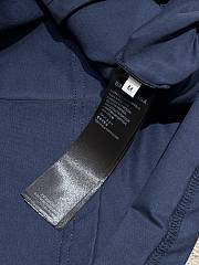 Balenciaga Top Rating  T-Shirt Fitted Top In Washed Navy Interlock Stretch Jersey - 3