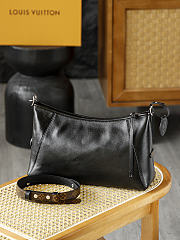 LV Vibe CarryAll East West Lamb Leather Black M28160 - 36x19x10cm - 5