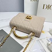 Dior Ange Bag Beige Macrocannage Lambskin - 25x16x8cm - 6