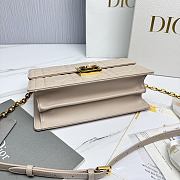 Dior Ange Bag Beige Macrocannage Lambskin - 25x16x8cm - 5
