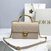 Dior Ange Bag Beige Macrocannage Lambskin - 25x16x8cm - 4