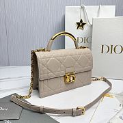 Dior Ange Bag Beige Macrocannage Lambskin - 25x16x8cm - 2