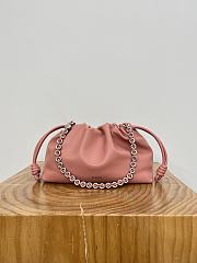 Loewe Medium Flamenco Purse In Mellow Nappa Lambskin Blush - 30x20x10.5cm - 5