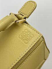 Loewe Mini Featherlight Puzzle Bag In Nappa Lambskin Yellow - 17.5x12.5x7.5cm - 3