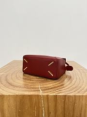 Loewe Mini Featherlight Puzzle Bag In Nappa Lambskin Red - 17.5x12.5x7.5cm - 6