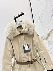 Moncler Vizelles Shearling-Trimmed Ski Jacket Beige - 6