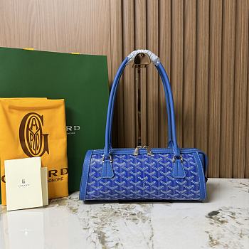 Goyard Bonbonniere Bag Blue - 30x12x10.5cm