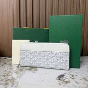 Goyard Matignon GM Wallet White - 20x11x2.3cm - 4