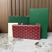 Goyard Matignon GM Wallet Red - 20x11x2.3cm - 5