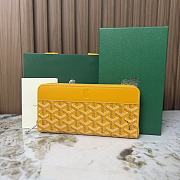 Goyard Matignon GM Wallet Yellow - 20x11x2.3cm - 3