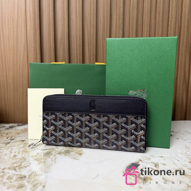 Goyard Matignon GM Wallet Black - 20x11x2.3cm - 1