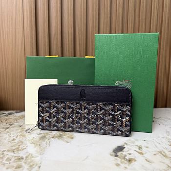 Goyard Matignon GM Wallet Black - 20x11x2.3cm