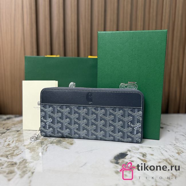 Goyard Matignon GM Wallet Gray - 20x11x2.3cm - 1