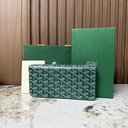 Goyard Matignon GM Wallet Green - 20x11x2.3cm - 5