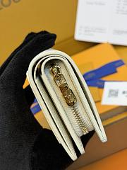 LV Clea Wallet Monogram Empreinte Milky White/ Blue M28274 - 11x8.5x3.5cm - 6