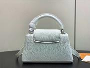 LV Capucines East-West Mini Taurillon Leather Jade Green M28198 - 22x12x8cm - 3