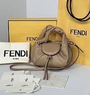 Fendi Spy Mini Beige Leather - 15x12.5x11cm - 1