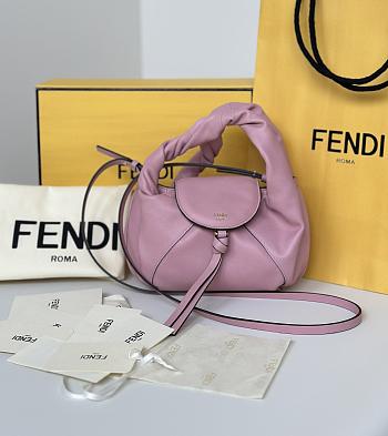 Fendi Spy Mini Pink Leather - 15x12.5x11cm