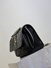 YSL Niki Baby In Vintage Leather Black - 21x16x7.5cm - 5