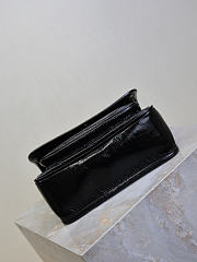 YSL Niki Baby In Vintage Leather Black - 21x16x7.5cm - 4