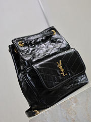 YSL Niki Small Shopping In Vintage Leather Black - 25x30x8–12cm  - 5