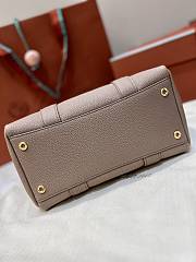 Loro Piana Loom Bag L25 Grain Calfskin Light Mastic - 25x18x12.5cm - 5