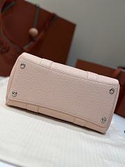 Loro Piana Loom Bag L25 Grain Calfskin Pink - 25x18x12.5cm - 2