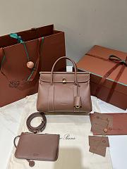 Loro Piana Loom Bag L25 Calfskin Brown - 25x18x12.5cm - 1