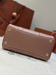 Loro Piana Loom Bag L25 Calfskin Brown - 25x18x12.5cm - 5