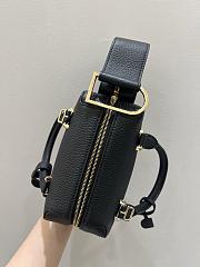 Delvaux Cool Box Nano Taurillon Soft Black - 16.5x10.5x7.5cm  - 6