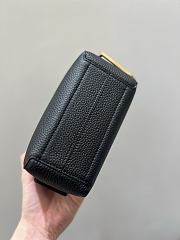 Delvaux Cool Box Nano Taurillon Soft Black - 16.5x10.5x7.5cm  - 4