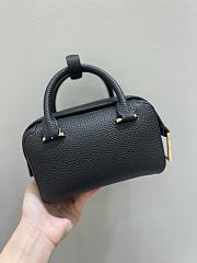 Delvaux Cool Box Nano Taurillon Soft Black - 16.5x10.5x7.5cm  - 3