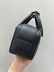 Delvaux Cool Box Nano Taurillon Soft Black - 16.5x10.5x7.5cm  - 2