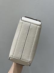 Delvaux Cool Box Nano Taurillon Soft Beige - 16.5x10.5x7.5cm  - 3