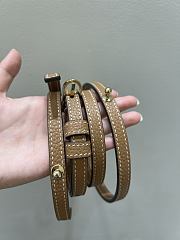 Delvaux Cool Box Nano Taurillon Soft Brown - 16.5x10.5x7.5cm  - 5