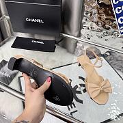 Chanel Sandals Calfskin Beige 35mm - 2