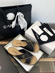 Chanel Mules Calfskin Black  - 2