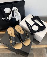 Chanel Mules Calfskin Black  - 1
