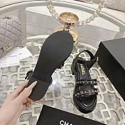 Chanel Sandals Calfskin Black 60mm - 2