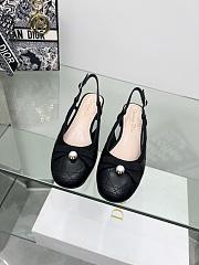 Dior Ballet Slingback Pump Black Quilted Cannage Calfskin 30mm - 5
