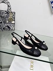 Dior Ballet Slingback Pump Black Quilted Cannage Calfskin 30mm - 6