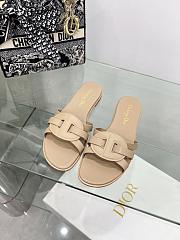 Dior D-Club Slide Beige Calfskin - 5