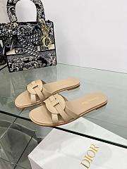 Dior D-Club Slide Beige Calfskin - 4