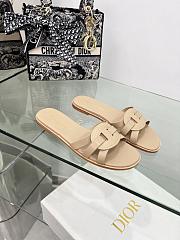 Dior D-Club Slide Beige Calfskin - 2