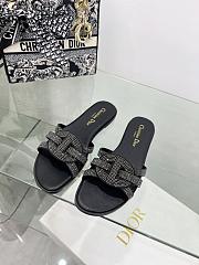 Dior D-Club Slide Black Crystal - 1