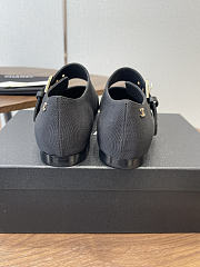 Chanel Mary Janes Grosgrain & Patent Calfskin Black G47028 - 5